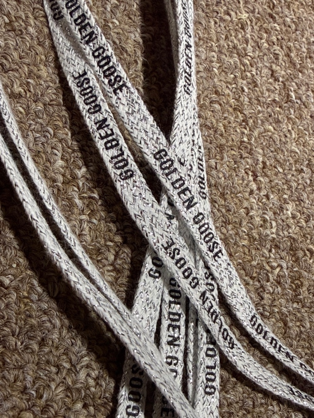 120cm Golden Goose LOGO Shoe Laces - Picture 3 of 3